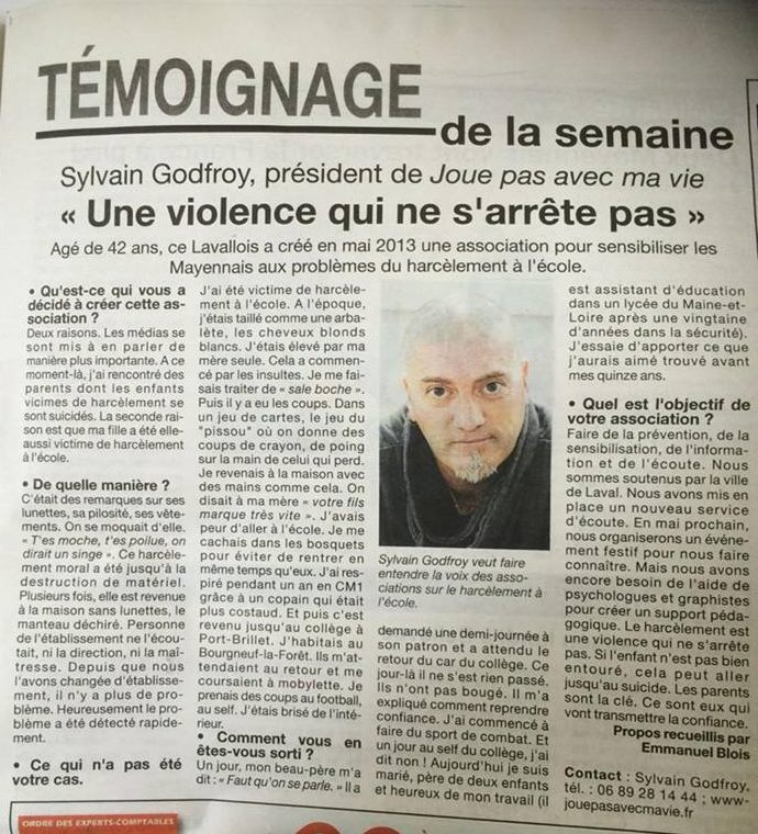 Temoignage presse 12 fevrier 2015